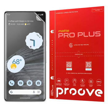 Захисна 3D гідрогелева плівка Proove PRO PLUS для Google Pixel 7 PRO, матова на екран