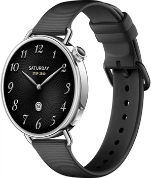 Смарт-годинник Xiaomi Watch S4 41mm Fluororubber Strap Black (BHR07VRGL)