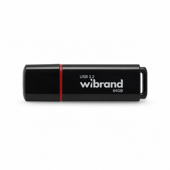 Флеш-накопичувач Wibrand USB 3.2 Gen1 Scarab 64GB Black