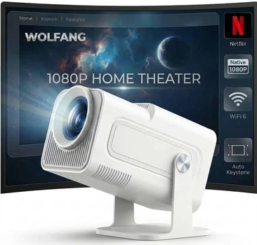 Проектор WOLFANG WP03 Full HD Wi-Fi Bluetooth (102256196)