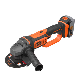 Аккумуляторная угловая шлифмашина BLACK+DECKER BCG720M1 : с АКБ 18В 4Аh, диск125 мм (BCG720M1)