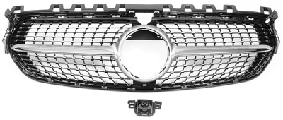 Передняя решетка Diamond Silver (без места под камеру) для Mercedes B-class W2472019-2024 гг