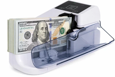 Счетчик купюр Cashtech 230 для мобильного подсчета банкнот всех валют с питанием от AC/DC адаптера или батареек
