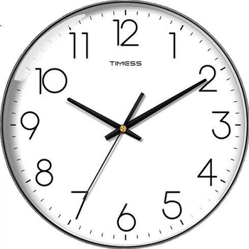 Часы настенные Times кварцевые без сверления, простой дизайн, 35 см, модель 2026