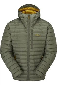Мужской легкий пуховик Rab Microlight Alpine Jacket Light Khaki, M