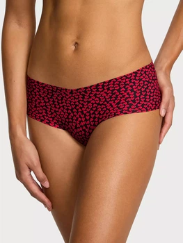 Бесшовные трусики чики No-Show Lacie Cheeky Victoria's Secret красный S