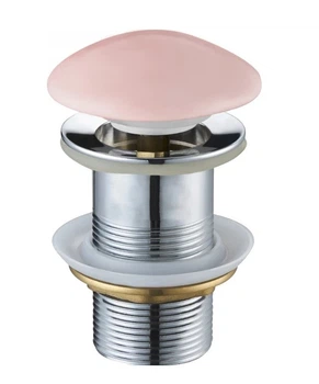 Донный клапан для раковины MEXEN CLICK-CLACK PINK MATT без перелива *