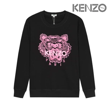 Світшот KENZO повсякденний з принтом демісезонний Чорний S (SVKZ012)