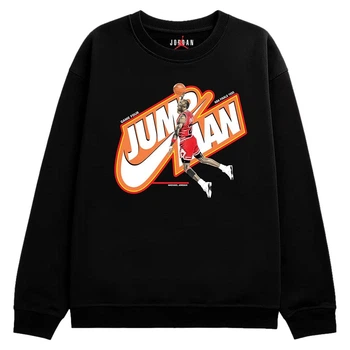 Мужской свитшот Nike x Jordan Размер M Черный (NJSV02)