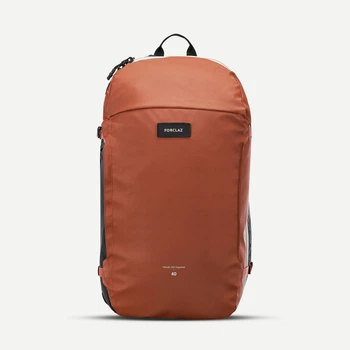 Туристический Рюкзак FORCLAZ Travel 40л 60 x 32 x 27 см с Дождевиком Оранжевый