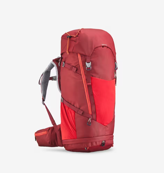 Детский Туристический (Походный) Рюкзак QUECHUA MH500 40л + 10л 64 х 26 х 30см Красный Совместимые с Питьевой Системой