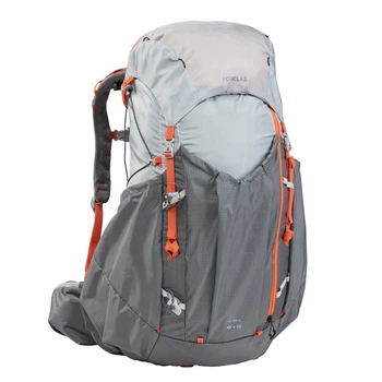 Женский Туристический Рюкзак для Трекинга FORCLAZ MT900 (45л + 10л) 65 x35 x 30см с Дождевиком Серый