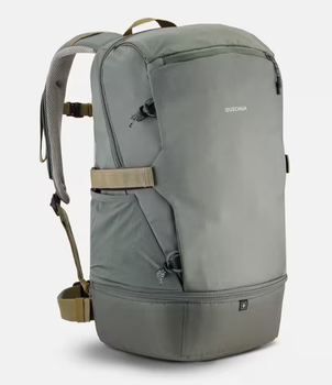 Туристический Рюкзак QUECHUA Arpenaz NH500 30л 50 х 28 х 20 см Хаки Совместимые с Питьевой Системой