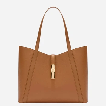Torebka shopper damska skórzana Furla WB01788BX3353RY0001007 Brązowa (800070344725)