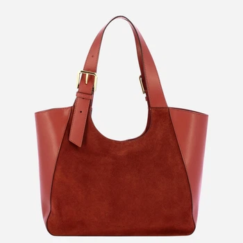 Сумка шопер жіноча з натуральної шкіри Furla WB02012BX40184996S1007 Червона (800070360637)