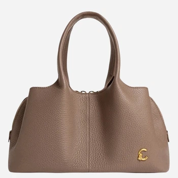 Torebka crossbody damska skórzana Coccinelle E1VOF180201-N59 Beżowa (800070363576)
