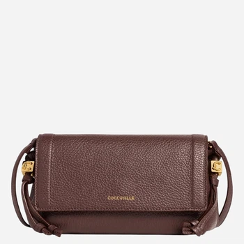 Torebka crossbody damska skórzana Coccinelle E5VCA550101-R49 Brązowa (800070363601)