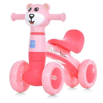Дитяча каталка-толокар Bambi M 5762-3 рожевий музичний