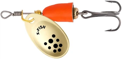 Блешня X-Fish Wolf №3 7g Gold fire tiger