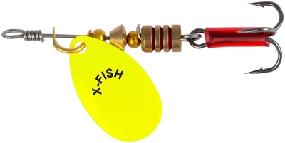 Блешня X-Fish Stark №5 14g Nickel UV lime