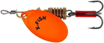 Блешня X-Fish Stark №5 14g Nickel UV orange
