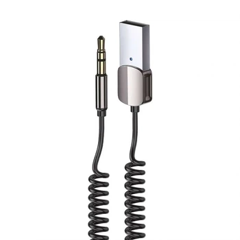 Аудио-адаптер WALKER BTA-505 Bluetooth USB на мини Джек 3.5мм металл/пластик черный/серый