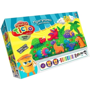 Тесто для лепки Master Do Danko Toys TMD-07-01U Динозавры