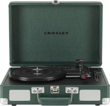 Програвач вінілу Crosley Cruiser Plus CR8005F-EM Dark Emerald c Bluetooth