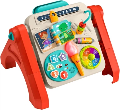 Інтерактивний розвивальний центр Fisher-Price Laugh and Learn Активний столик і мольберт 4 в 1 (JLM96) (194735367702)