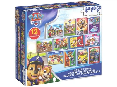 Набір пазлів 12в1 Цуценячий патруль Paw Patrol, Spin Master, 24-48-63 елементів, SM33649/6076028