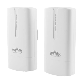 Комплект беспроводного моста WiFi Wi-Tek WI-CPE511H-KIT V2 5GHz, 867Mbps, 3km, 2x100Mbps, Cloud (73-00257)