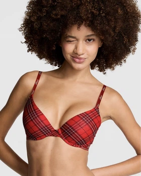 Бюстгальтер Victoria’s Secret PINK Push-up Червоний 34B