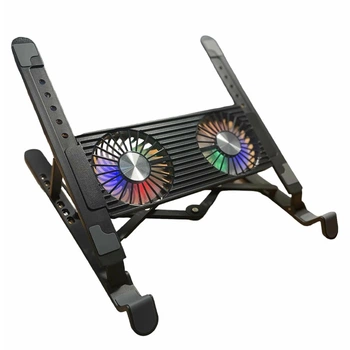 Підставка для ноутбука Hoco DH17 RGB black