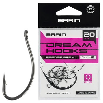Крючок Brain Dream Hooks Feeder Bream #12 (20шт/уп)