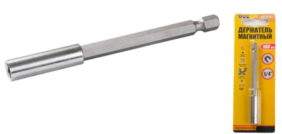 Держатель магнитный для насадок MASTERTOOL 1/4" 100 мм 40-0182