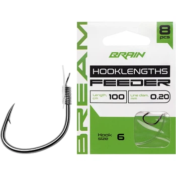 Готовый поводок Brain Bream 0.20mm