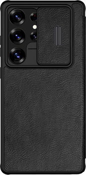 Etui Nillkin Qin Pro Leather do Samsung Galaxy S25 Ultra Black (6902048290532)