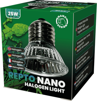 Галогенна нано лампа для рептилій REPTO NANO HALOGEN LIGHT 25 WATT (R3100085)