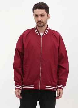 Куртка-бомбер весняно-осіння 2XL(185/124), темночервоний (710789-3)