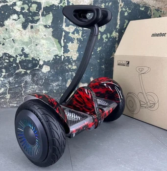 Сигвей мини Ninebot MiniRobot 54V Premium и LED колеса Mini Красное пламя