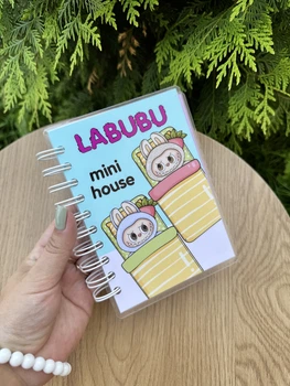 Міні-книжечка на липучках «Лабубу». Розвиваюча книжка А6 формату