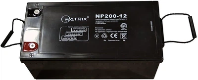 Акумуляторна батарея Matrix 12V 200Ah (NP200-12)