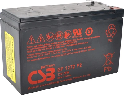 Аккумуляторная батарея CSB AGM 12V-7.2Ah (GP1272F2-28W)
