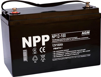 Аккумуляторная батарея NPP NP12-100 (NP12100)