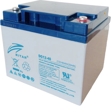 Аккумуляторная батарея GEL RITAR 12V 40.0Ah (DG12-40)