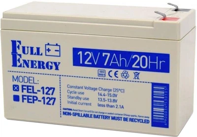 Аккумуляторная батарея Full Energy 12V 7Ah GEL (FEL-127)