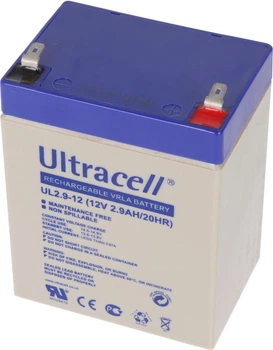 Акумуляторна батарея Ultracell UL2.9-12 AGM 12V 2.9Ah White (YT37511)