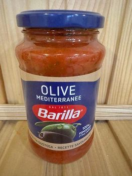 Соус Barilla Olive томатний з чорними та зеленими оливками без глютену 400гр