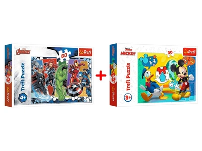 Набір пазлів Месники Непереможні та Mickeyfriends Trefl 94669 Різнокольоровий shop (9900511233328)