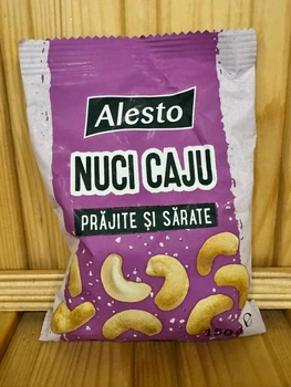Горіхи Кешю Alesto Cashews Nuci Caju солені 150 гр